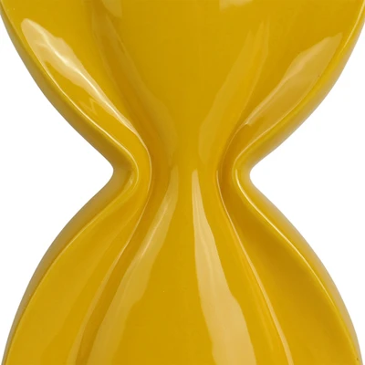 Gambar Informa Vas Bunga Keramik Farfalle 17x9x25 cm - Kuning