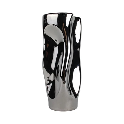 Gambar Informa Argenta Vas Bunga Keramik Big 12x11.5x28 cm - Silver