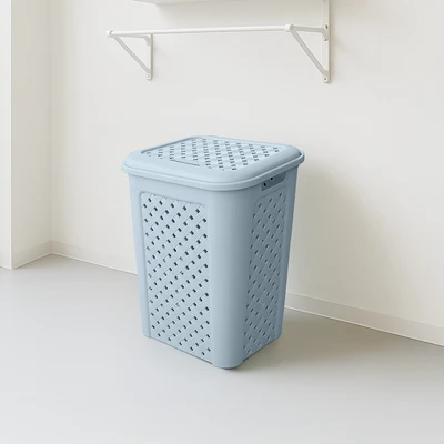 Gambar Stora Keranjang Laundry Dengan Woven 50 Liter - Biru