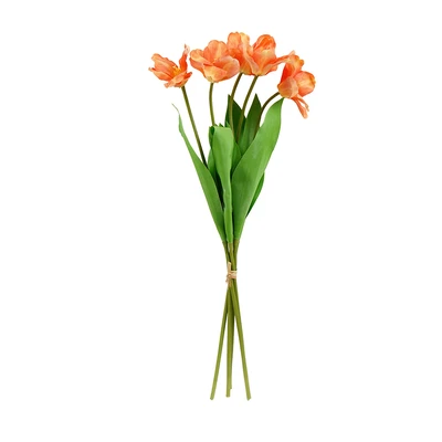 Gambar Informa Bunga Artifisial Open Tulip 24.9x24.9x62 cm - Orange