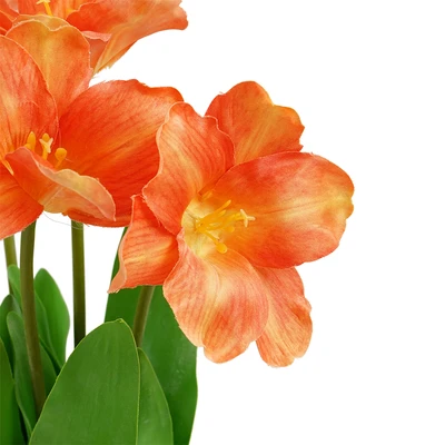 Gambar Informa Bunga Artifisial Open Tulip 24.9x24.9x62 cm - Orange