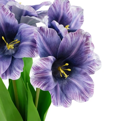Gambar Informa Bunga Artifisial Open Tulip 24.9x24.9x62 cm - Ungu Tua