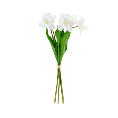 Gambar Informa Bunga Artifisial Open Tulip 24.9x24.9x62 cm - Putih