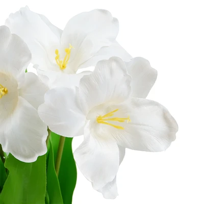 Gambar Informa Bunga Artifisial Open Tulip 24.9x24.9x62 cm - Putih