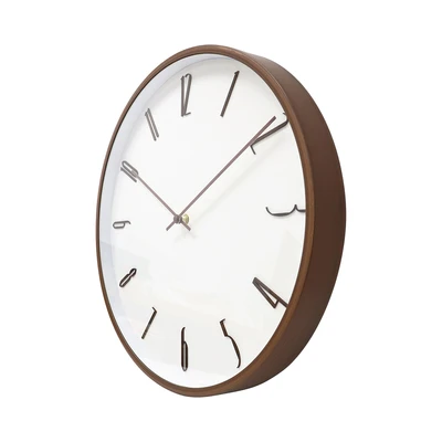 Gambar Informa Jam Dinding Plastik 40 cm - Walnut