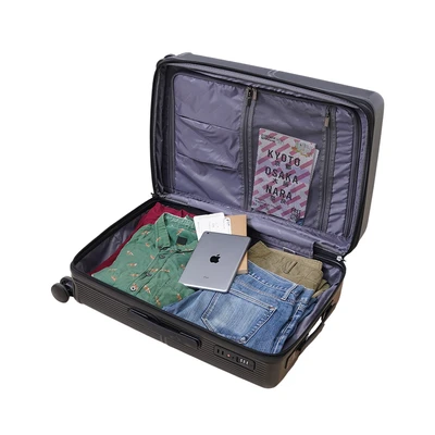 Gambar Luggo Cairo Koper PC TSA Lock Expandable 24 Inch - Hitam