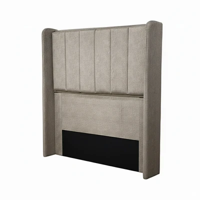 Gambar Glinda 120x141 cm Glinda Headboard Tempat Tidur Velvet - Krem