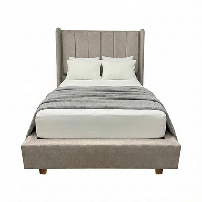Gambar Glinda 120x141 cm Glinda Headboard Tempat Tidur Velvet - Krem