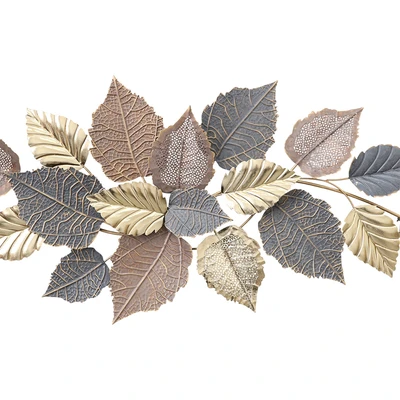 Gambar Informa Hiasan Dinding Multi Leaves Besi 118.7x58.4 cm - Mix