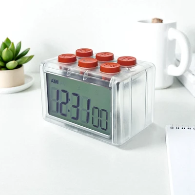 Gambar Informa 7.5x5x5.5 cm Jam Meja Digital LED - Merah