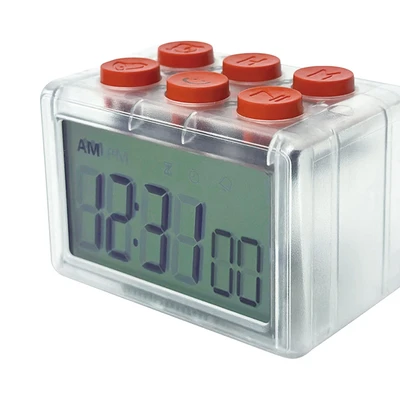 Gambar Informa 7.5x5x5.5 cm Jam Meja Digital LED - Merah
