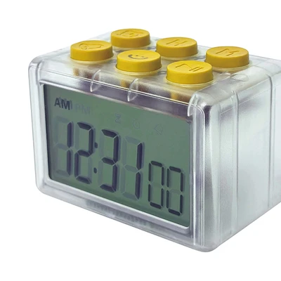 Gambar Informa 7.5x5x5.5 cm Jam Meja Digital LED - Kuning