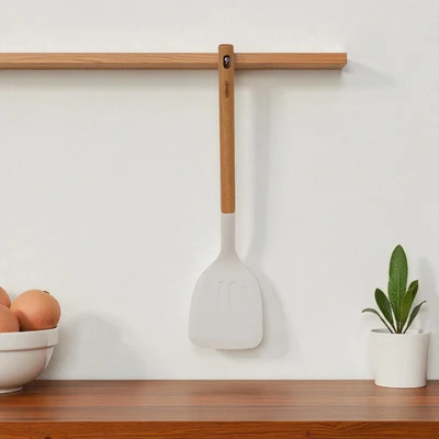 Gambar Culinart Spatula Turner Solid Silikon - Putih