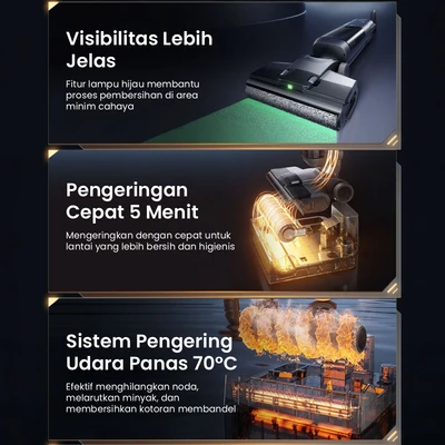 Gambar Klaz Vacuum Cleaner Wet & Dry Cordless - Abu-Abu Metalik