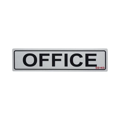 Gambar Azko Stiker Anodized Sign Office 4.5x19.5 cm