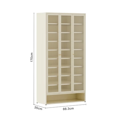Gambar Informa August Kabinet Sepatu 3 Pintu 170 cm - Krem