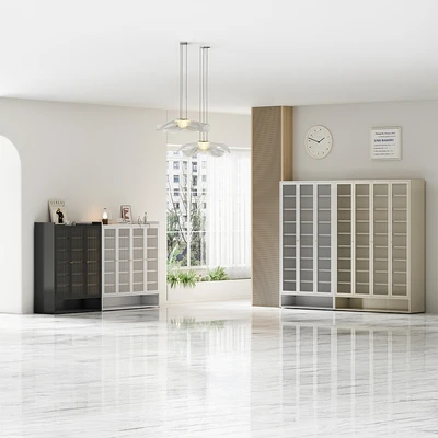 Gambar Informa August Kabinet Sepatu 4 Pintu 170 cm - Krem