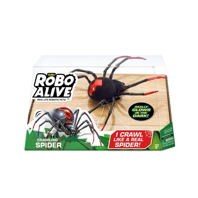 Gambar Zuru Robo Alive Crawling Spider - Hitam