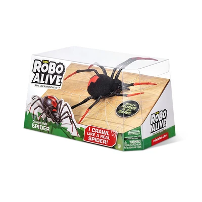 Gambar Zuru Robo Alive Crawling Spider - Hitam
