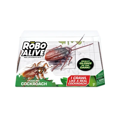 Gambar Zuru Robo Alive Crawling Cockroach - Cokelat