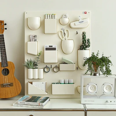 Gambar Stora Papan Organizer Dinding 53.5x7.5x69 cm - Putih Ivory