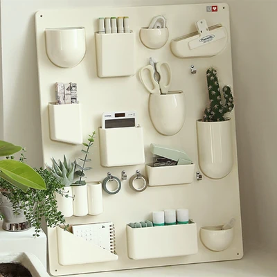 Gambar Stora Papan Organizer Dinding 53.5x7.5x69 cm - Putih Ivory