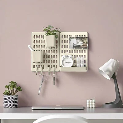 Gambar Stora Papan Pegboard Adjustable - Putih Ivory