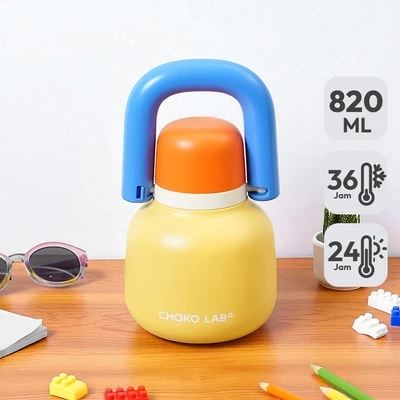 Gambar Chakolab Hung Kettle Botol Vacuum Flask 820 ml - Kuning