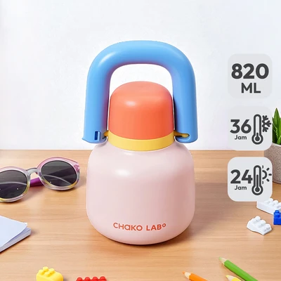 Gambar Chakolab Hung Kettle Botol Vacuum Flask 820 ml - Sunset Pink