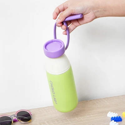 Gambar Chakolab Milk Pot Taro Botol Vacuum Flask 520 ml - Ungu/Hijau