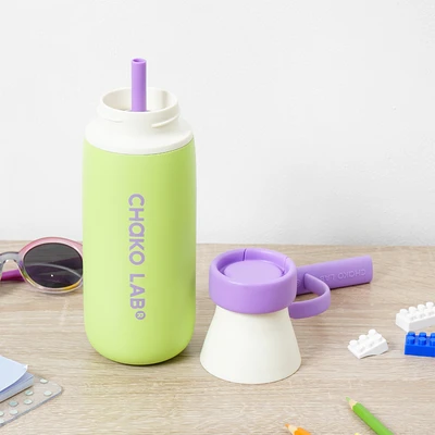 Gambar Chakolab Milk Pot Taro Botol Vacuum Flask 520 ml - Ungu/Hijau
