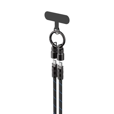 Gambar Havit Kabel Charger USB-C To USB-C Strap 1.2 Meter 60 Watt CB6340 - Hitam