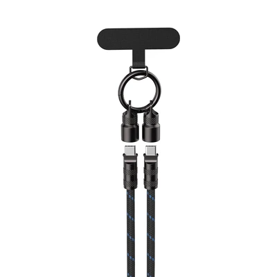 Gambar Havit Kabel Charger USB-C To USB-C Strap 1.2 Meter 60 Watt CB6340 - Hitam