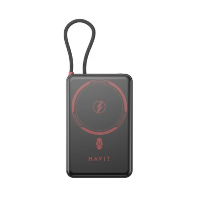 Gambar Havit Power Bank MagSafe 10000 mAh PB5251 - Hitam
