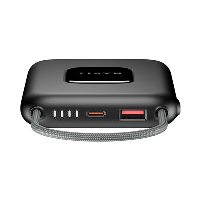 Gambar Havit Power Bank Dengan Kabel 10000 mAh PB32 - Hitam