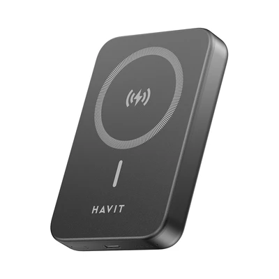 Gambar Havit Power Bank MagSafe 10000 mAh PB5224 - Hitam