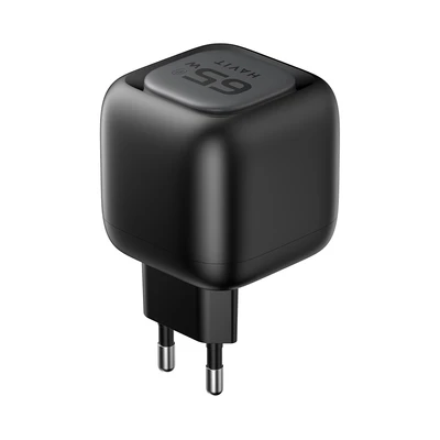 Gambar Havit Kepala Charger GaN Retractable 65 Watt UC253 - Hitam