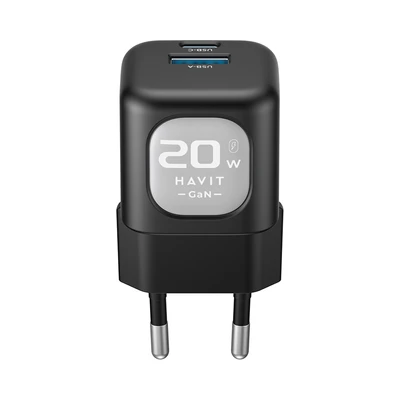 Gambar Havit Kepala Charger 20 Watt UC220 - Hitam