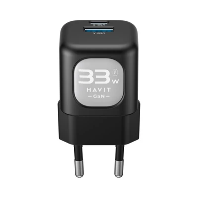 Gambar Havit Kepala Charger 33 Watt UC230 - Hitam