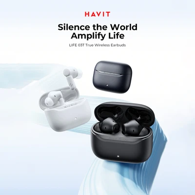 Gambar Havit TWS Bluetooth Earbuds ENC TW991 - Hitam