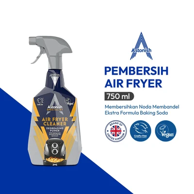 Gambar Astonish Spray Pembersih Air Fryer Degreasing Power - Abu-abu/Kuning