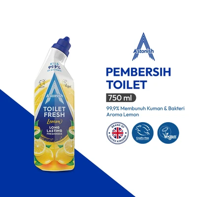 Gambar Astonish Lemon Fresh Cairan Pembersih Toilet 750 ml - Kuning
