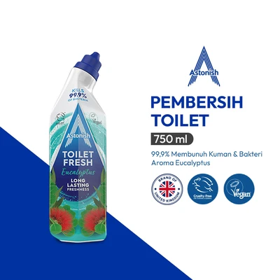 Gambar Astonish Eucalyptus Fresh Cairan Pembersih Toilet 750 ml - Biru