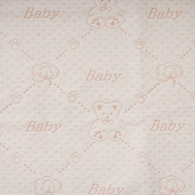 Gambar Kindla 70x100 cm Alas Kasur Bayi Waterproof Cuddle Bear - Cokelat
