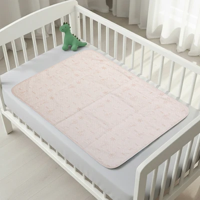 Gambar Kindla 70x100 cm Alas Kasur Bayi Waterproof Ocean Dolphin - Cokelat