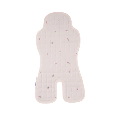 Gambar Kindla 67x33 cm Alas Stroller Cooling Pad Floral - Krem Beige
