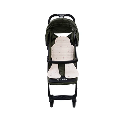 Gambar Kindla 67x33 cm Alas Stroller Cooling Pad Floral - Krem Beige