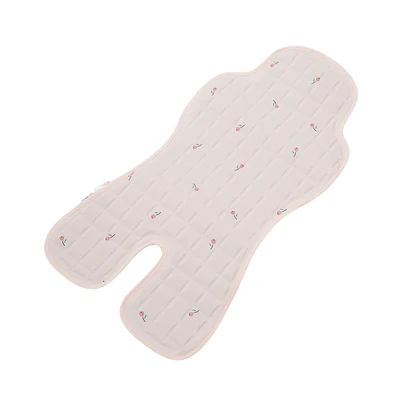 Gambar Kindla 67x33 cm Alas Stroller Cooling Pad Floral - Krem Beige