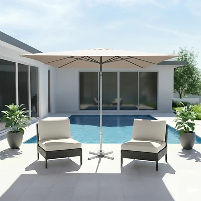 Gambar Payung Taman Gantung Steel 2.5 Meter - Krem Beige