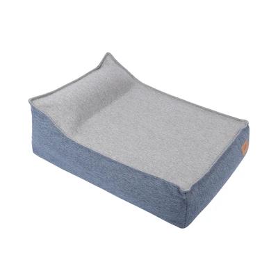 Gambar M-Pets Cloud Tempat Tidur Hewan Inflatable - Biru Navy Stormy